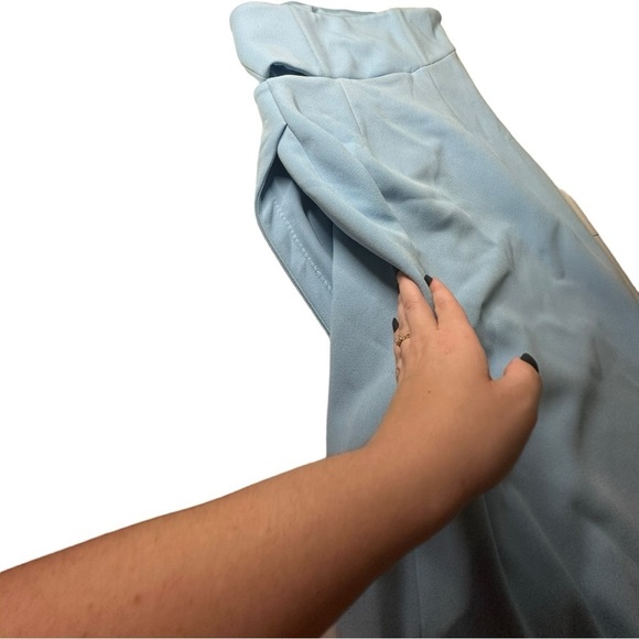 MISHA Blue Medora Strapless Cut Out Dress 12 - Picture 9 of 11